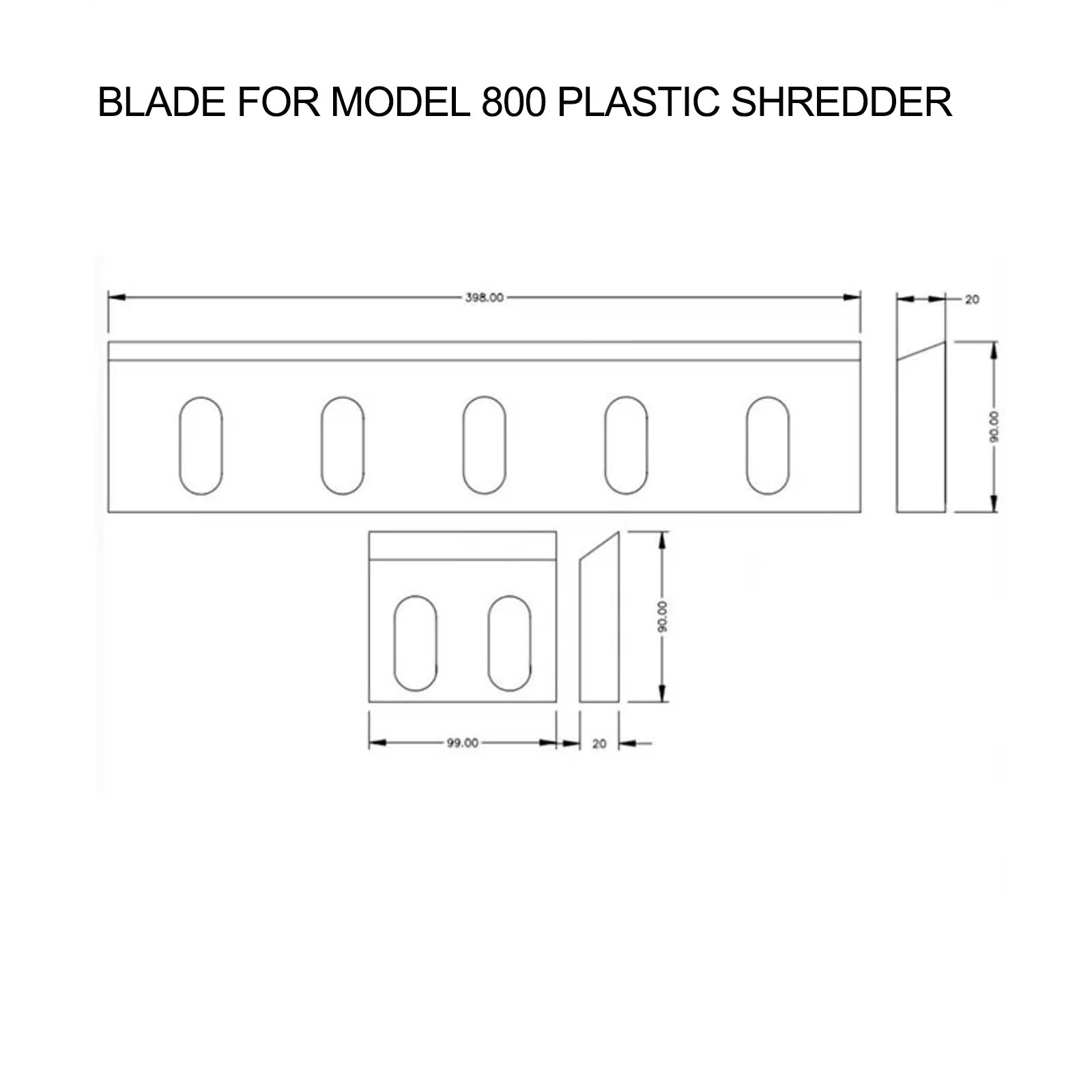 800-plastic-shredder-blades-drawing 800 塑料撕碎机刀片图纸
