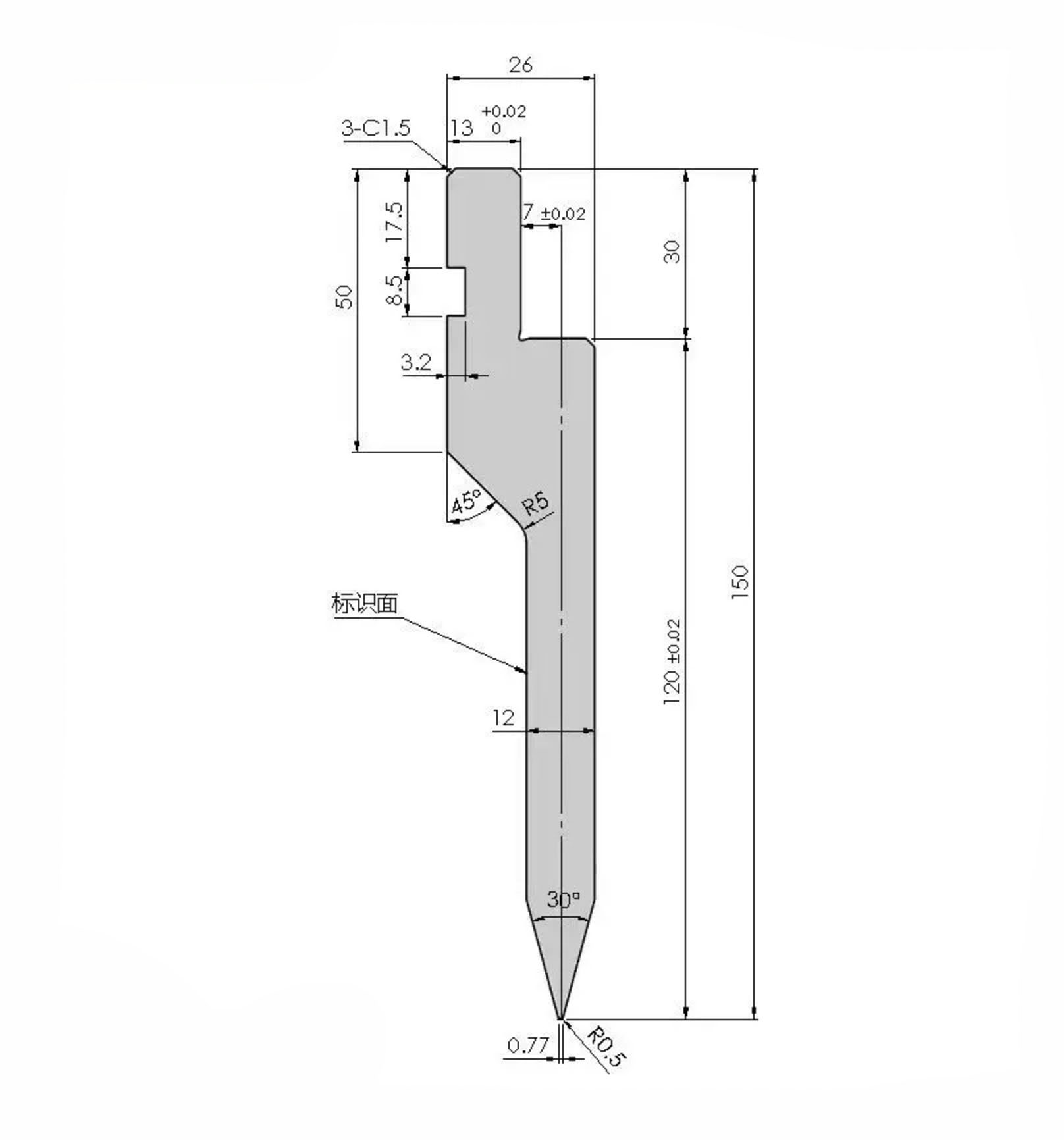 bending-machine-mold-drawings-02 折弯机模具图纸-02