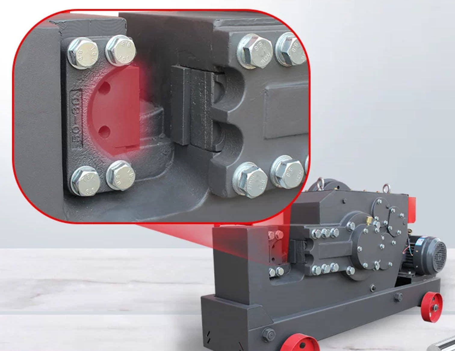 rebar-cutting-machine-blade-installation-area 钢筋切割机刀片安装区