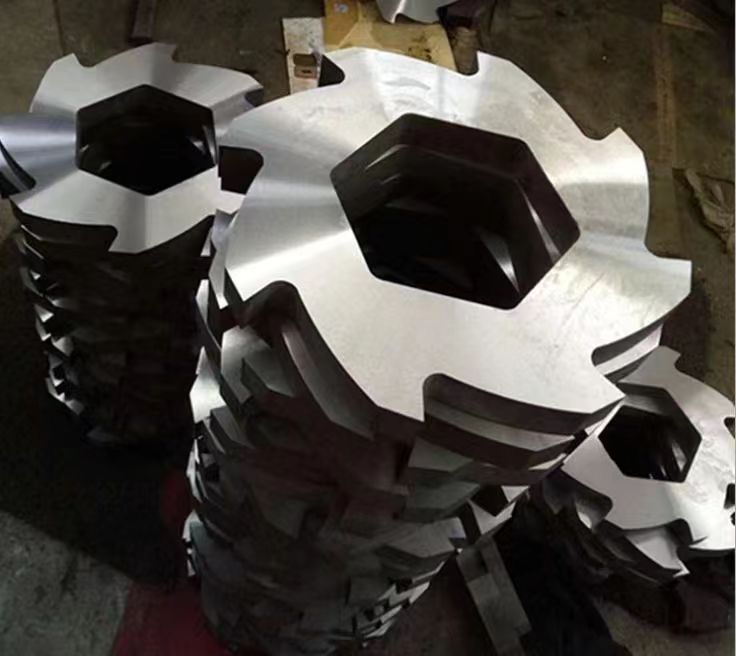 Dual-shaft shredder blades (23) 双轴撕碎机刀片 (23)