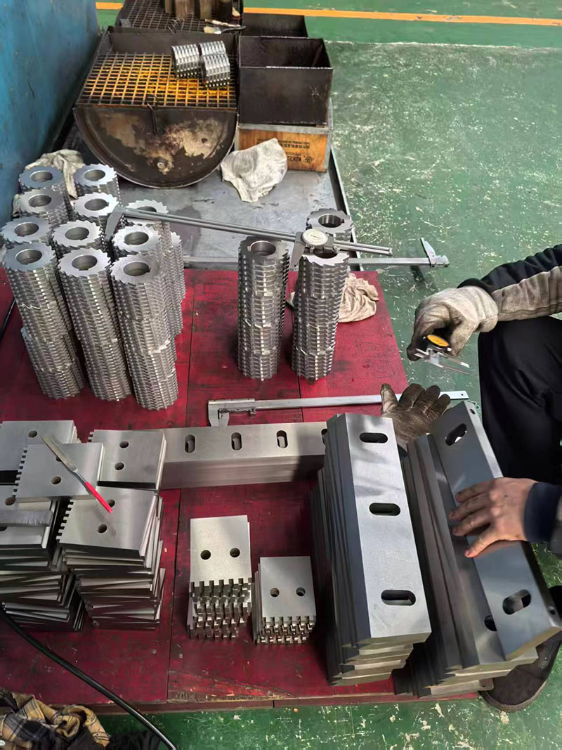 ALAS Factory Direct Low-Speed Shredder Tooling Inventory - Inquire for Wholesale Price 工业回收机械用重型低速撕碎机刀片工厂库存
