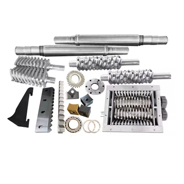 定制双轴撕碎机刀片和轴