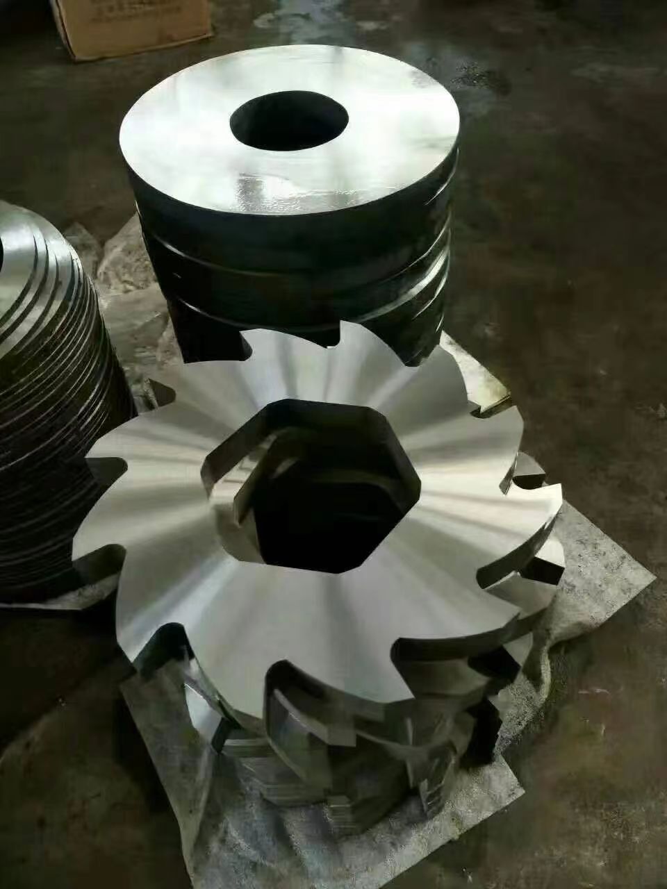 双轴撕碎机刀片和硬化垫片-01