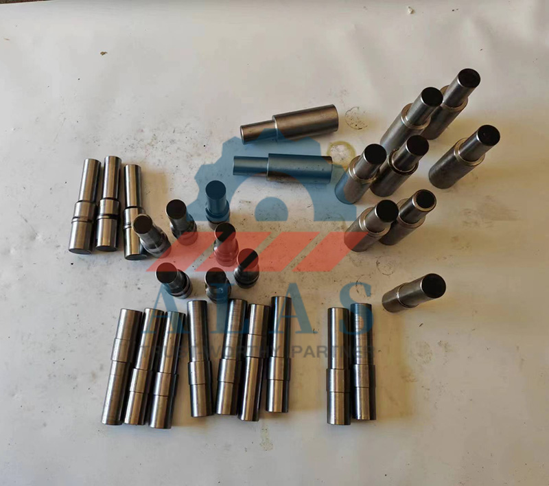 高强度 42CrMo AISI 4140 钢钢筋弯曲机销轴，经过整体淬火，适用于重型建筑弯曲机
